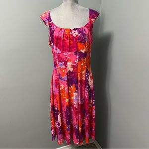 LONDON STYLE COLLECTION cocktail dress size large pleated bodice wedding